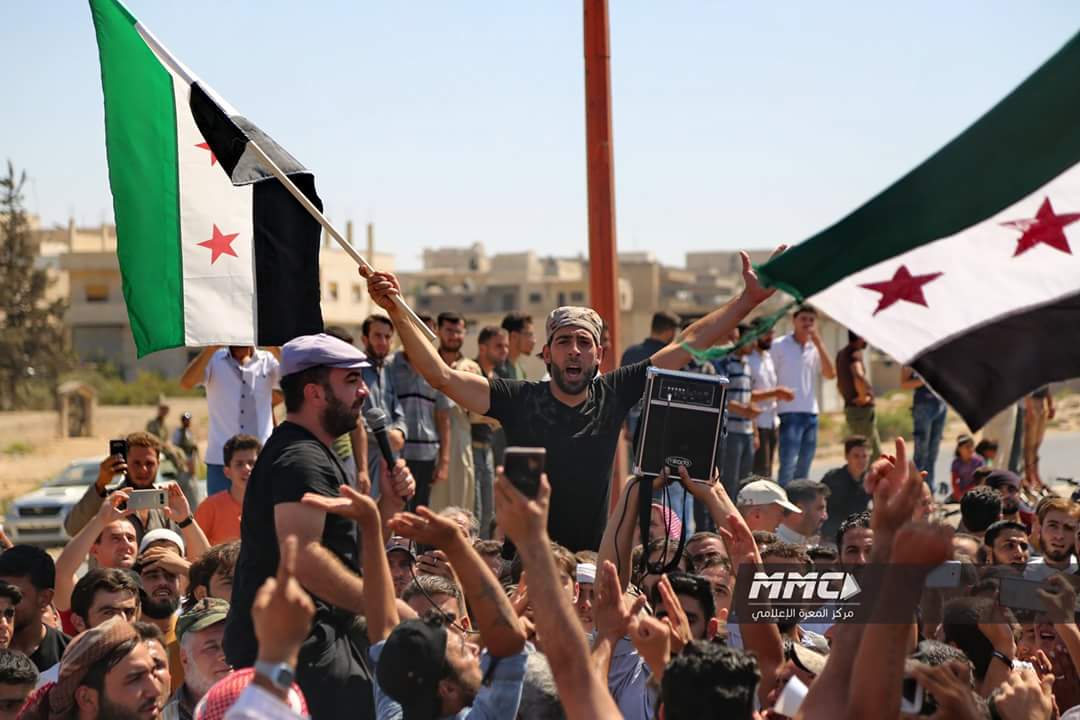 Idlib protest