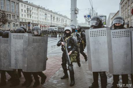 Belarus cops
