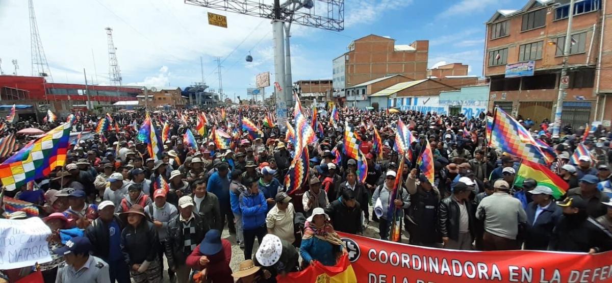 El Alto protest