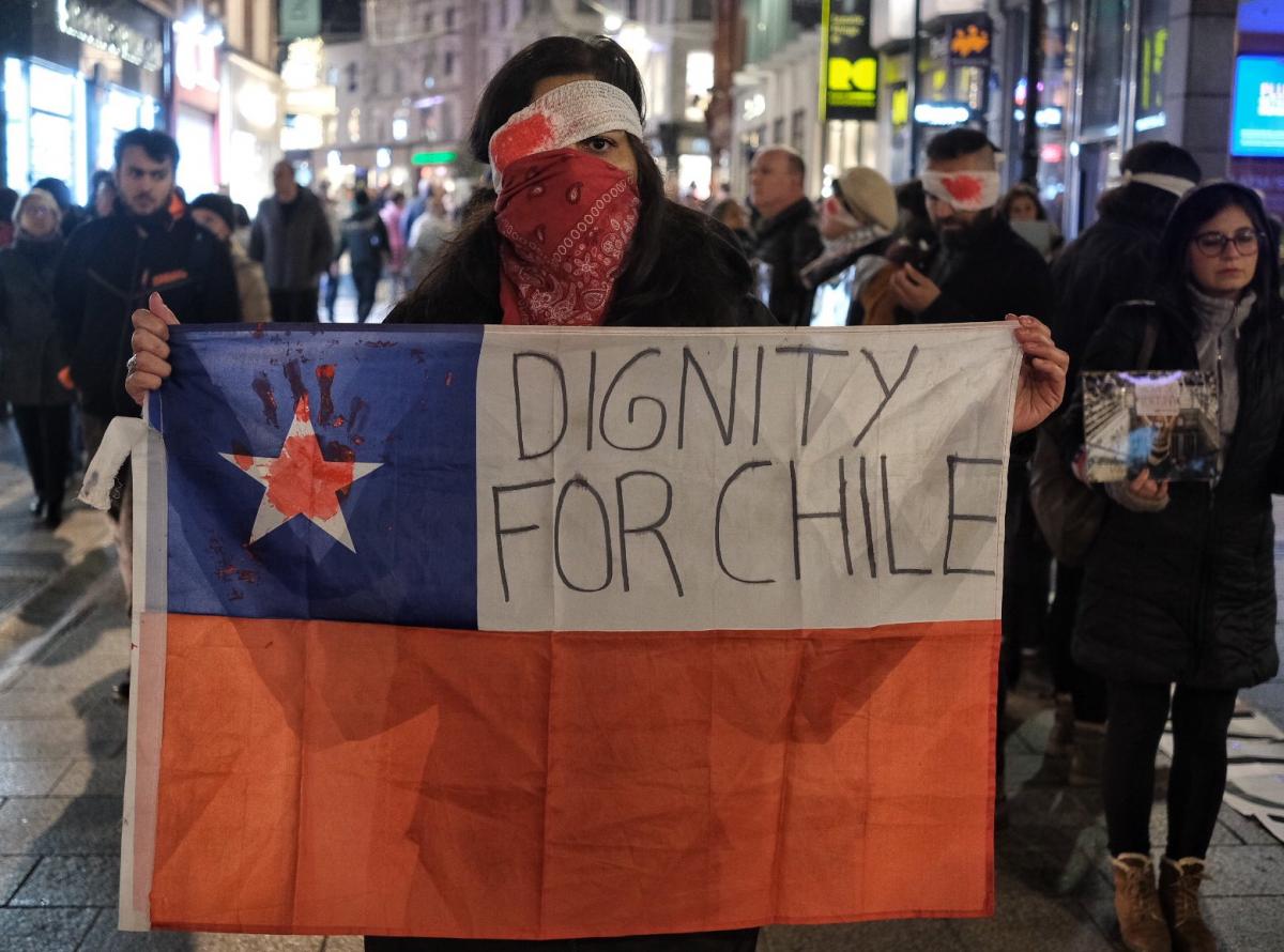 Chile protester