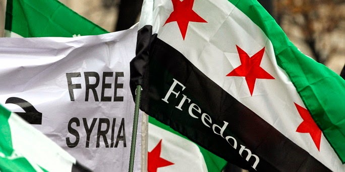 Free Syria flag