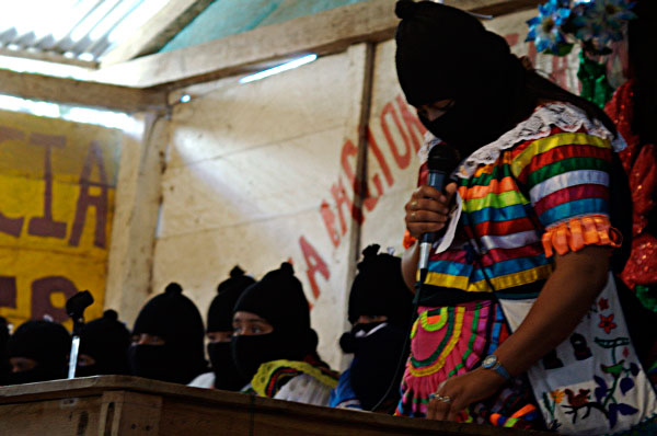 Zapatista women at La Garrucha