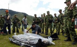 The descent of the Colombian army