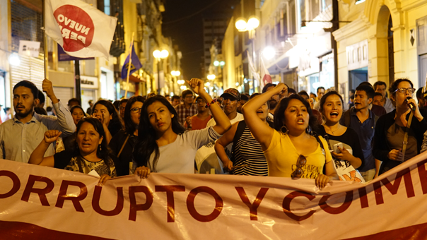 Peru: mass protest against political class