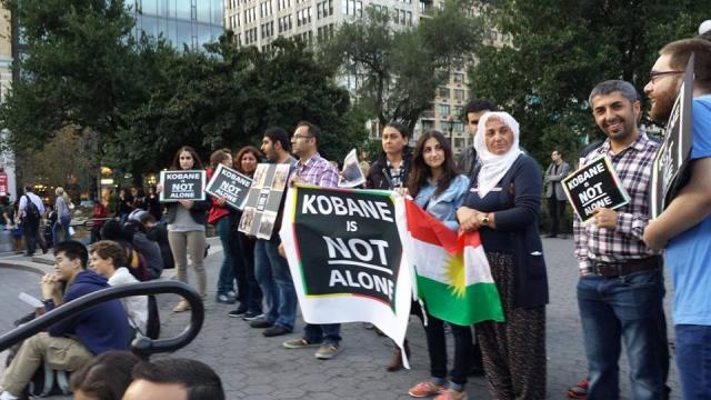 New York Kurds stand with Kobani