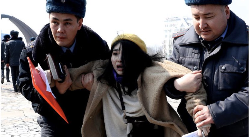 Bishkek women's march