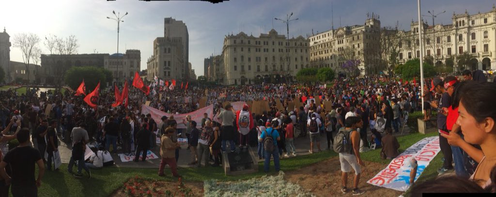 Lima protest