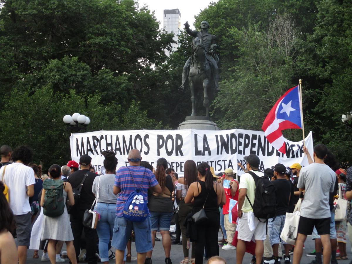 Puerto Rico independence rally