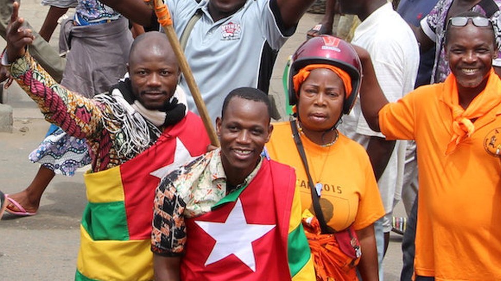Togo protesters